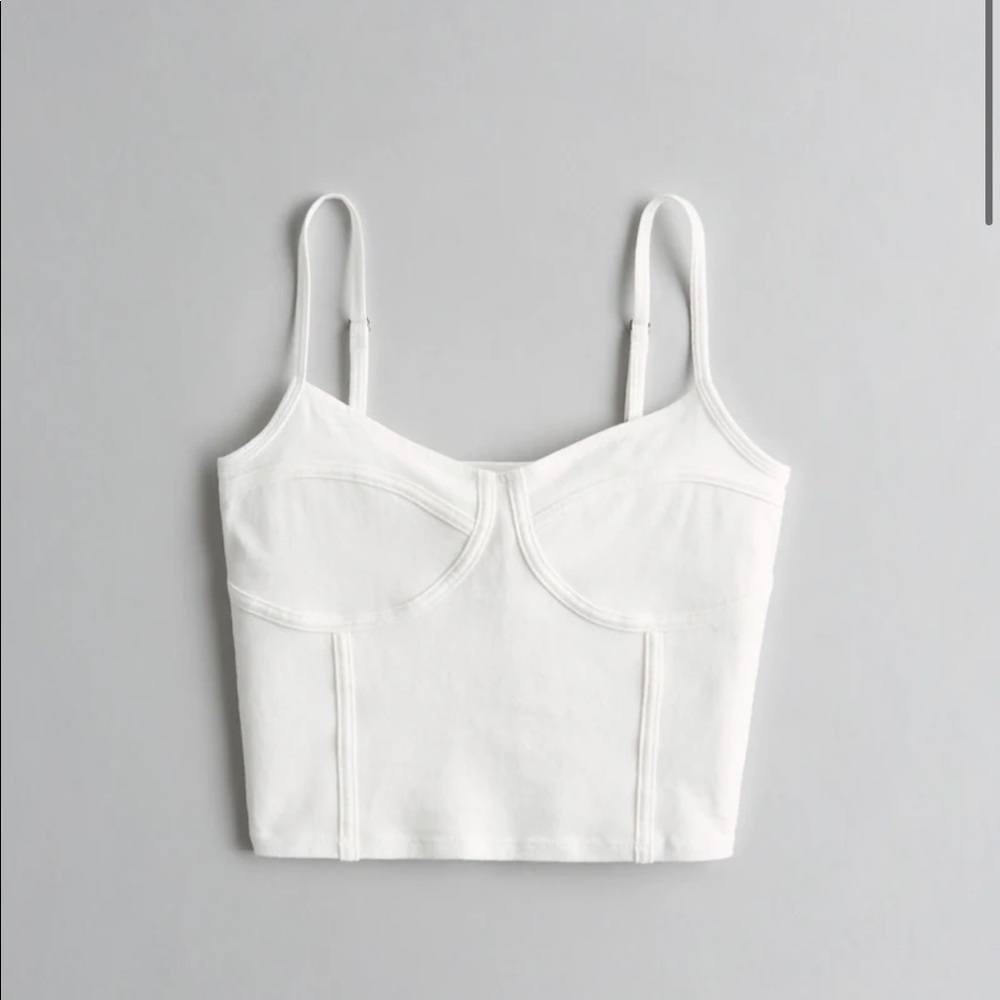 Hollister Seamed Corset Cami NWT